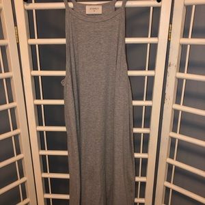 Gray cotton dress